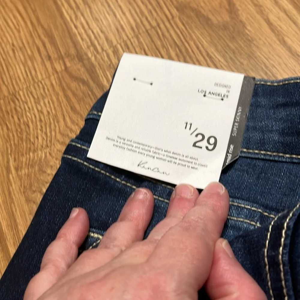 NWT KanCan Mid Rise Super Skinny Jeans #1 - Picture 7 of 10